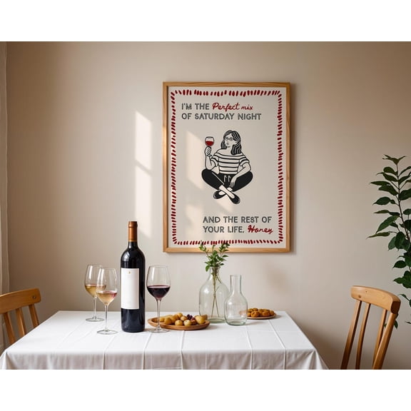 Romantic Lyric Inspired Song Lyrics Bestie Decors Poster Unframed Paper Print