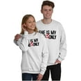 thumbnail image 1 of Romantic Matching Set His Hers Couple Women Plus Size Crewneck Sweatshirt Brisco Brands 5X, 1 of 6