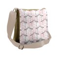 thumbnail image 1 of Romantic Messenger Bag, Hearts Love Valentines, Unisex Cross-body, by Ambesonne, 1 of 2