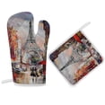 thumbnail image 1 of Romantic Paris Eiffel Tower Oven Gloves And Pots Stand Set Oven Gloves And Pot Racks Pot Racks And Oven Gloves Set, 1 of 9