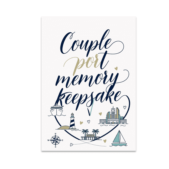 Romantic Port Wall Art - Travel Enthusiast - 13x19 Poster Print