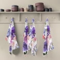 thumbnail image 1 of Romantic Purple Flowers Dish Towels Set of 6, Retro Style Washable Tea Towels Dishcloths Lint-Free 18x28 Inch Fast Drying for Kitchen Restaurant Bar Clean, 1 of 5