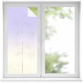 thumbnail image 1 of Romantic Purple Window Privacy Film White Gradient Decorative Glass Window Film UV Blocking Static Cling Non-Adhesive Sticker Covering for Home Door 17.7 x 39.3 inches, 1 of 8