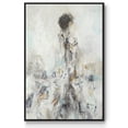 thumbnail image 1 of Romantic Reflection II Framed Premium Gallery Wrapped Canvas - Ready to Hang - 17 x 25 - Black Floating Frame, 1 of 9