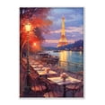 thumbnail image 1 of Romantic Restaurant by The Eiffel Tower Lake 1000 Piece Adult Jigsaw Puzzle, Intellectual Challenge, Home Wall Decoration, Holiday Party, Birthday Gift, Adult Fun Jigsaw Puzzle. Size: 29.5x19.7in, 1 of 6