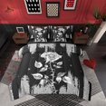 thumbnail image 1 of Romantic Rose 7 Pcs Comforter Set Full,(Not Real)Silver Sequins Printed Bed in a Bag for Women,3D Rose Bedding Set with Flat Fitted Sheet Pillowcase and Sham, 1 of 5