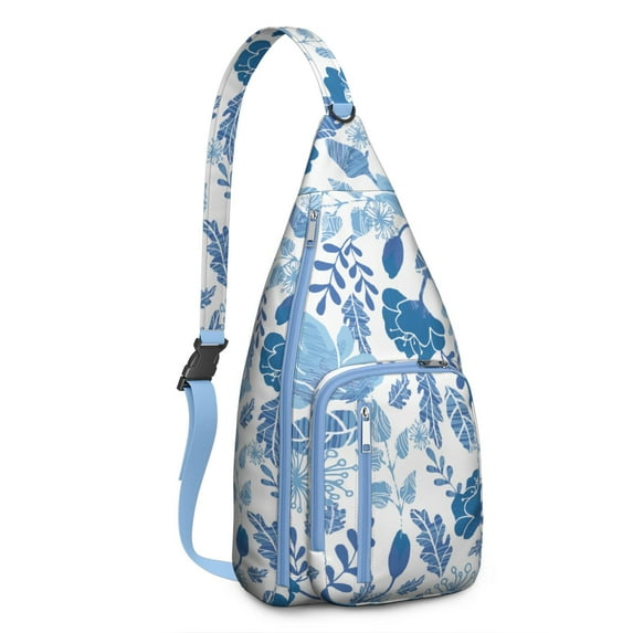 Romantic Rose Sling Backpack - Classic Bloom Pattern Crossbody Bag, Perfect for Photographers