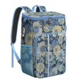 thumbnail image 1 of Romantic Rose and Peony Pattern Backpack Cooler, Insulated Leakproof Cooler Bag, Waterproof Lunch Backpack for Aesthetic Nature Lovers, 1 of 6