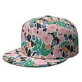 thumbnail image 1 of Romantic Rustic Floral Flat Brim Hat - Adjustable Urban Cap, 1 of 6
