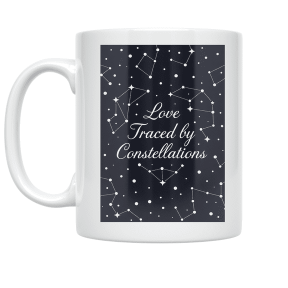 Romantic Star Map Design - Love Enthusiast - 11 oz Ceramic Coffee Mug