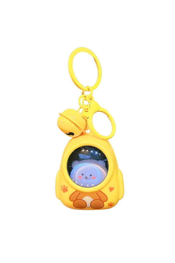 Romantic Star Sky Backpack Keychain with LED Light-Up Feature,Cute Animated Design and Durable Plastic Construction,Multi-Use for Keys,Bags,and Decor,Ideal as a Gift for All Ages