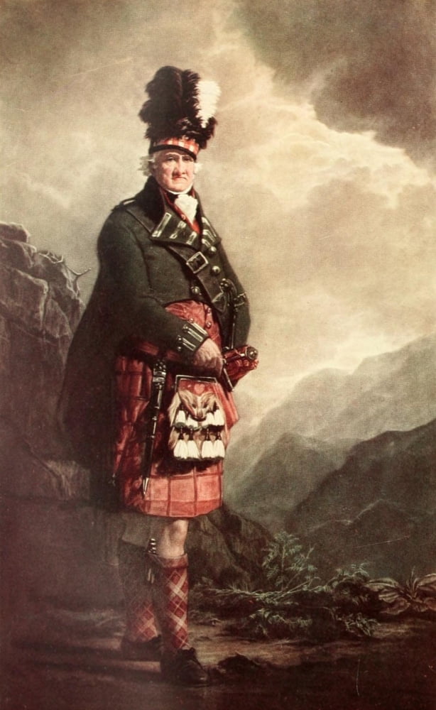 Romantic Story of Highland Garb & Tartan 1924 MacNab Canvas Art - Henry Raeburn (18 x 24)