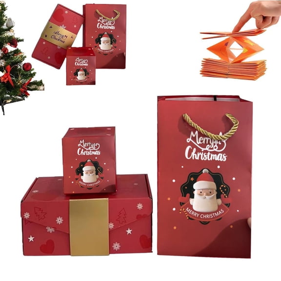 Romantic Surprise Gift Box with Bouncing Red Envelope – Thoughtful DIY Gift Basket for Anniversaries/Birthdays Romantic Theme for Couples/Secret Santa