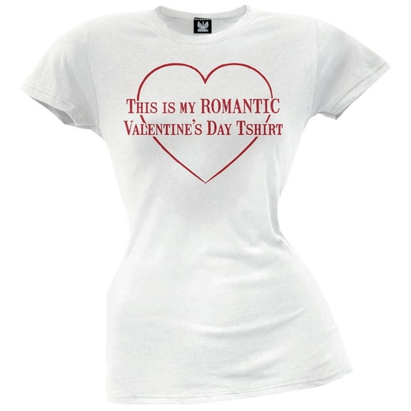 Romantic Valentines Juniors T-Shirt