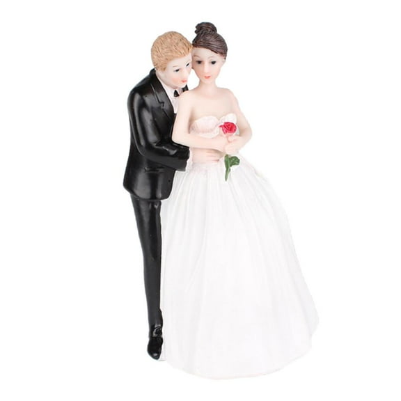 Romantic Wedding Cake Topper for Bride And Groom, Couple, Hug,
