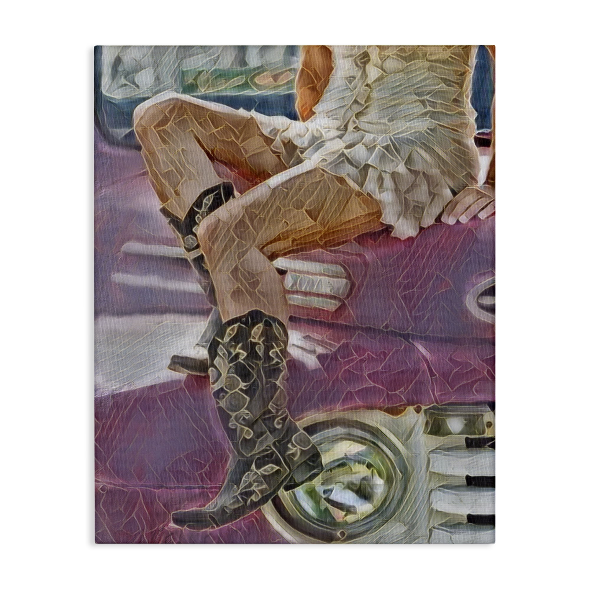 Romantic Westerns Cowgirl Canvas Wall Art, design by Jesse Keith
