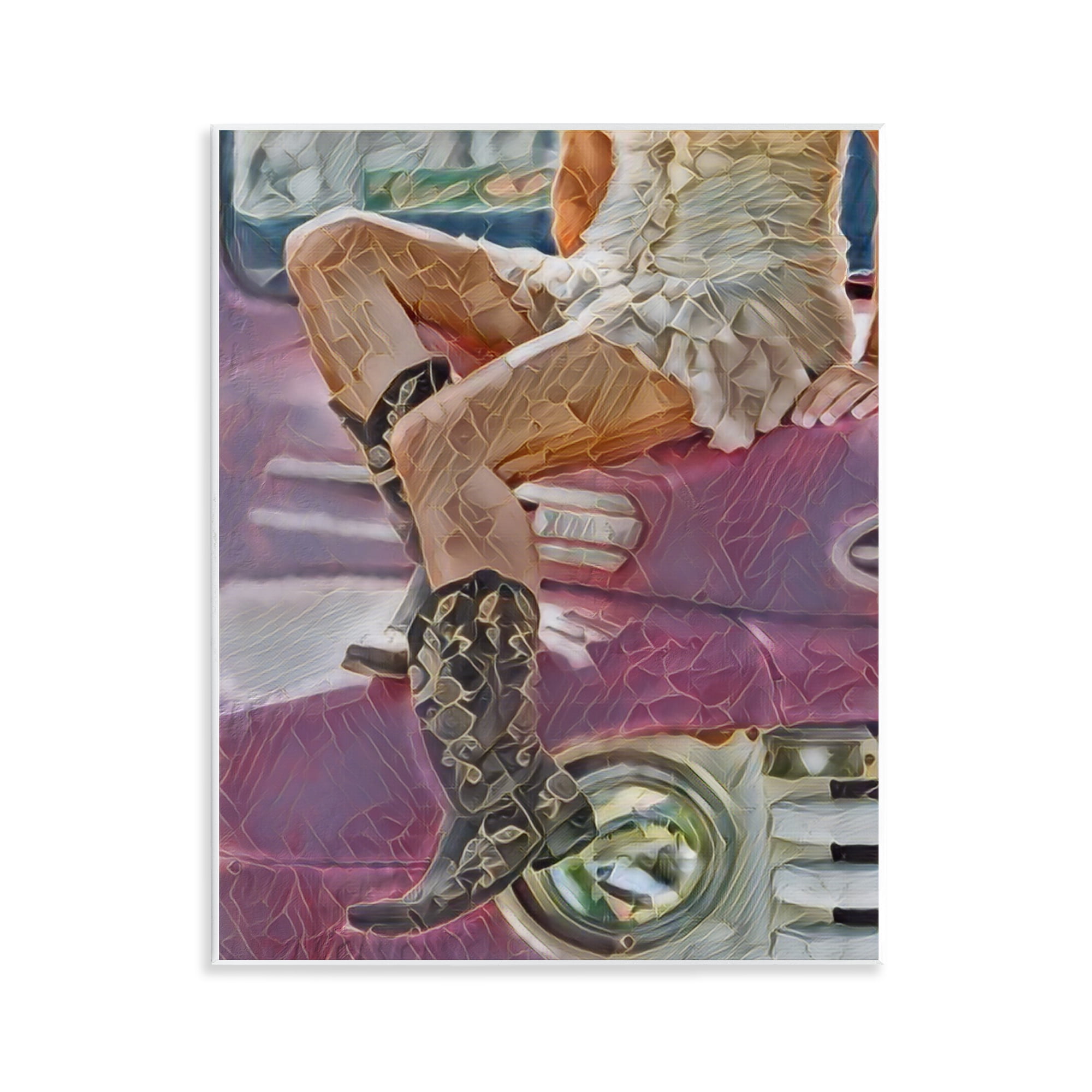 Romantic Westerns Cowgirl Wall Plaque Art, design by Jesse Keith