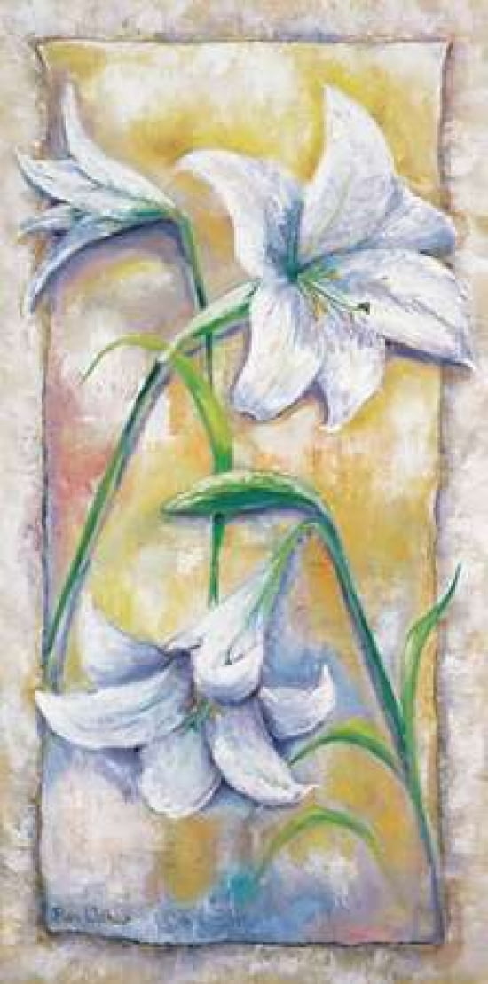 Romantic flower I Canvas Art - Rian Withaar (10 x 20)