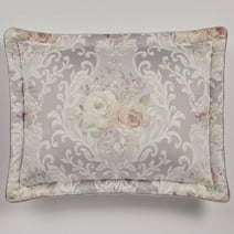 Romantica Collection - Piped Sham - Wisteria - Shabby Chic Style - Matching Decorative Pillows for Bedroom - Romantic Floral Shams Sham Tlrd Standard