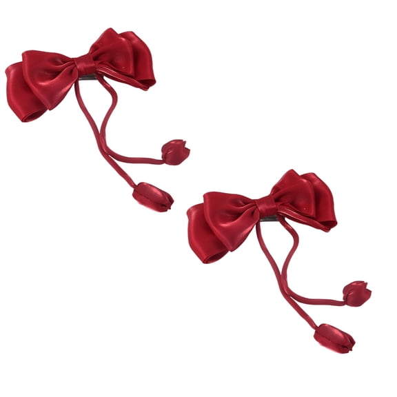 Romantics Curtain Holdbacks Pack of 2 Rose Bowknot Drapery Tiebacks Room Decors