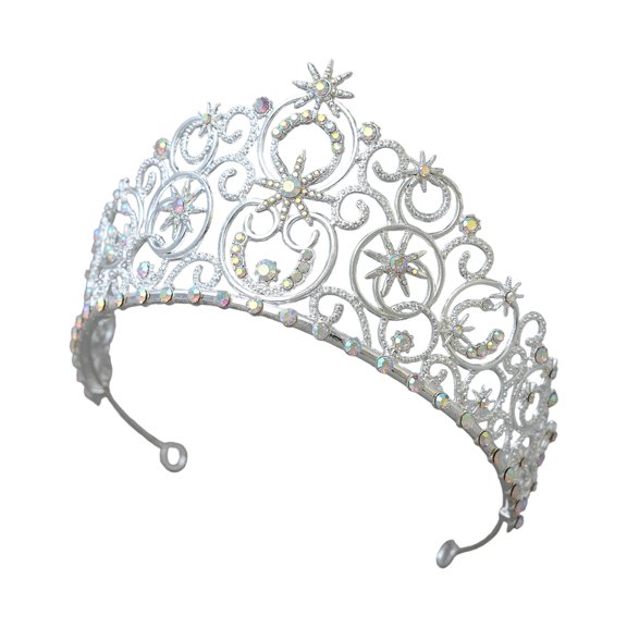 Romantics Wedding Hair Crowns Headband Princess Headpiece Accessories for Weddings And Pageants