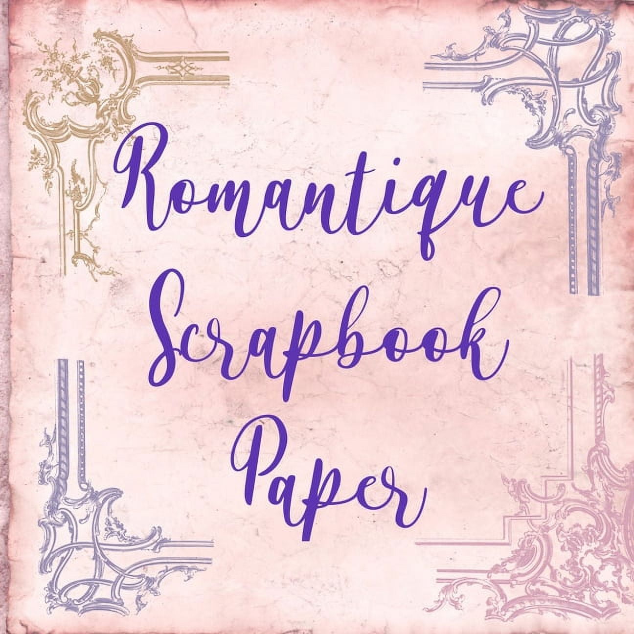 Romantique Scrapbook Paper Craft Patterns Decoupage Paper Book