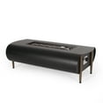 thumbnail image 1 of Romar Outdoor 50,000 BTU Rectangular Fire Pit (No Tank Holder), Dark Gray and Wood Pattern, 1 of 9