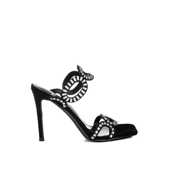 London Rag Romashka Cut Out Detail Stiletto Heel Womens Sandals