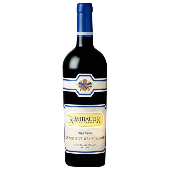 Rombauer Vineyards Cabernet Sauvignon California Red Wine, 750 ml Bottle, 15% ABV