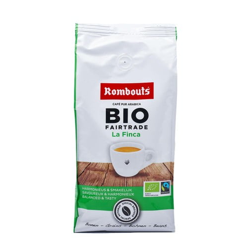 Rombouts Bio Fairtrade beans 500g, British Import (Pack of 2)