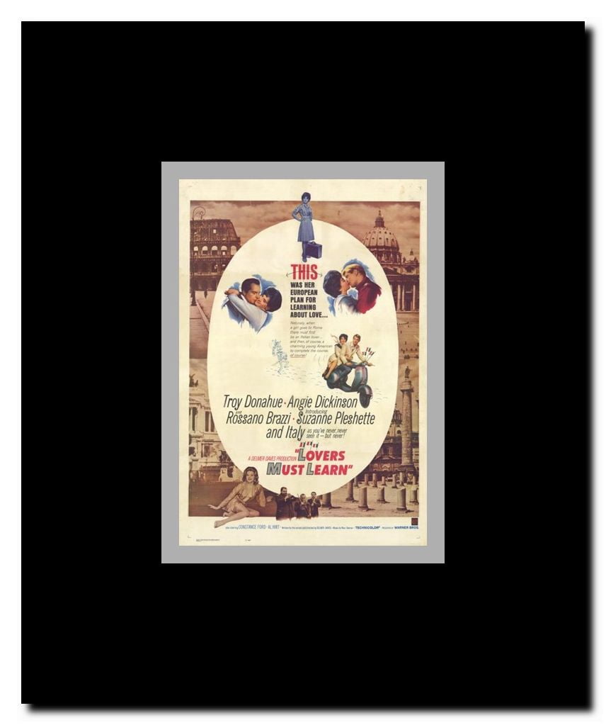 Rome Adventure Framed Movie Poster