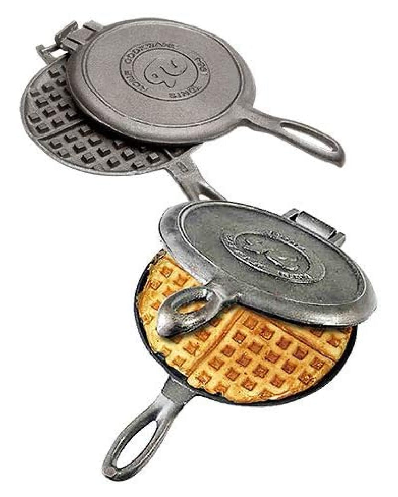 Rome Cast Iron Old Fashioned Waffle Irons, Pack of 2 - Walmart.com