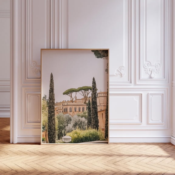 Rome Cityscape, Aperol Spritz Art, Retro Rome Wall Art, Italy, Trendy Home Decor Gift, Rome Wall Art999, Unframed Poster Size 8x12