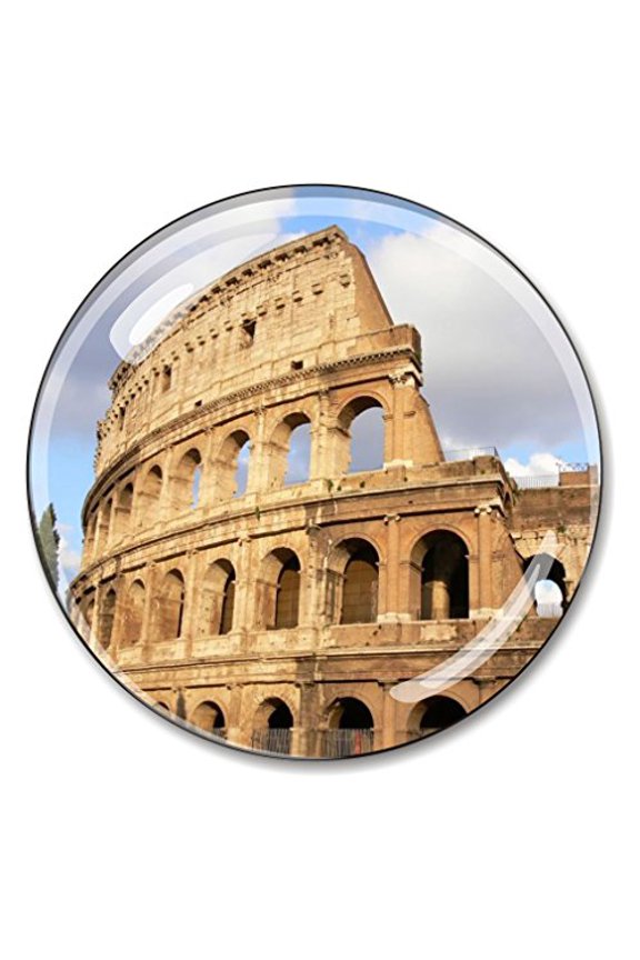 Rome Coliseum Paperweight Crystal 3 Inches