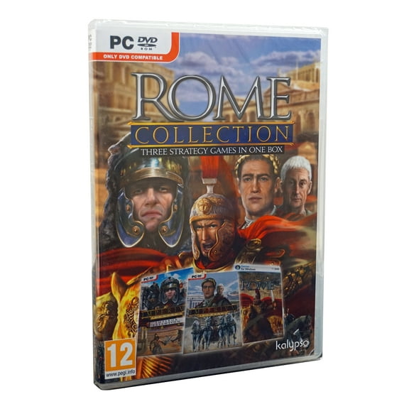 Rome Collection 3 PC DVD Pack - Grand Ages Rome + Imperium Romanum with official add-on Emperor Expansion (Gold Edition)