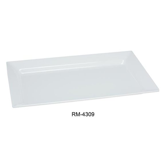 Rome Display Plate, White - Pack of 12