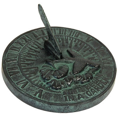 Rome Industries 2532 Cast Iron HummingBird Sundial - 2532