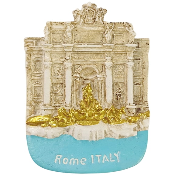 Rome Italy 3D Fridge Magnet Souvenir Gift,Resin Handmade Roma Refrigerator Magnet Home Decoration Collection