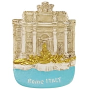 Rome Italy 3D Fridge Magnet Souvenir Gift,Resin Handmade Roma Refrigerator Magnet Home Decoration Collection