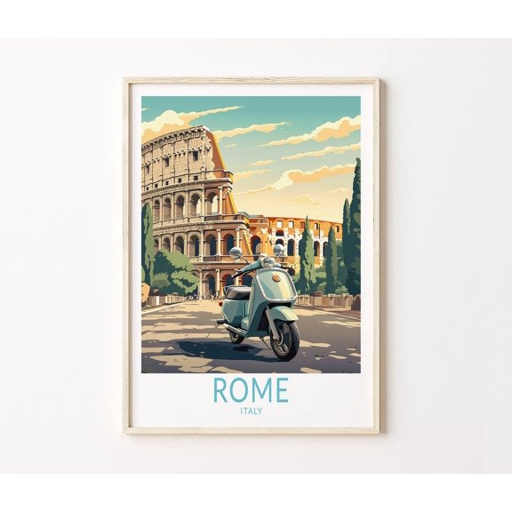 Rome Italy Ancient Colosseum Home Decor