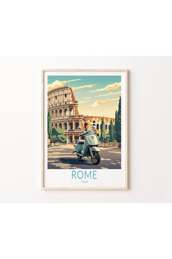 Rome Italy Ancient Colosseum Home Decor