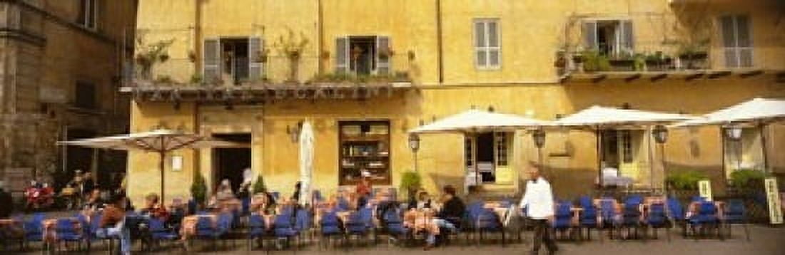 Rome Italy Canvas Art - Panoramic Images (18 x 6)