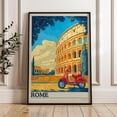 Rome Italy Colosseum Historic Roman Architecture Vintage Scooter Travel ...