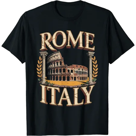 Rome Italy Colosseum Roman Country Roma Rome City Italy T-Shirt