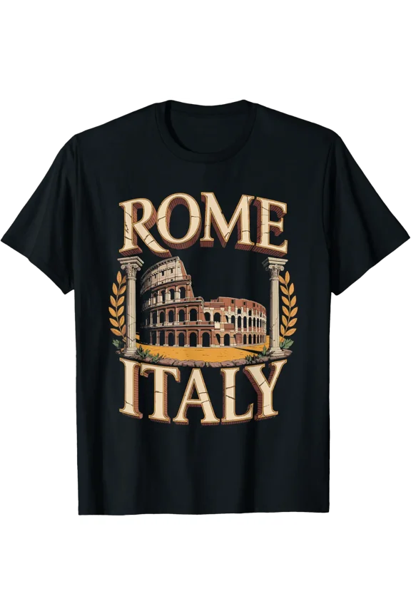 Rome Italy Colosseum Roman Country Roma Rome City Italy T-Shirt