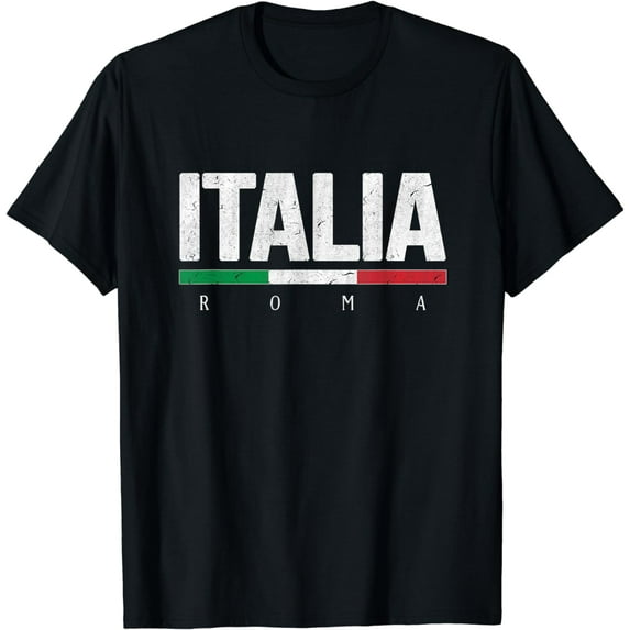 Rome Italy T-shirt Italian Flag Italia Tourist Roma Souvenir