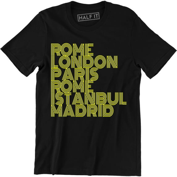 Rome London Paris Rome Istanbul Madrid - Best Country Men's T-Shirt