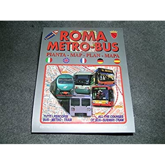 Pre-Owned Roma Metro-Bus Map, 9788886782029, 8886782020, Paperback,