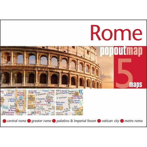 Rome PopOut Map (Sheet map, folded)