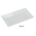thumbnail image 1 of Rome Rectangular Plate, White - 14 in. - Pack of 12, 1 of 1